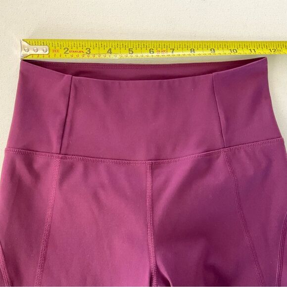 Girlfriend Collective Compressive High-Rise Capri Legging Women’s S Plum - Picture 8 of 10